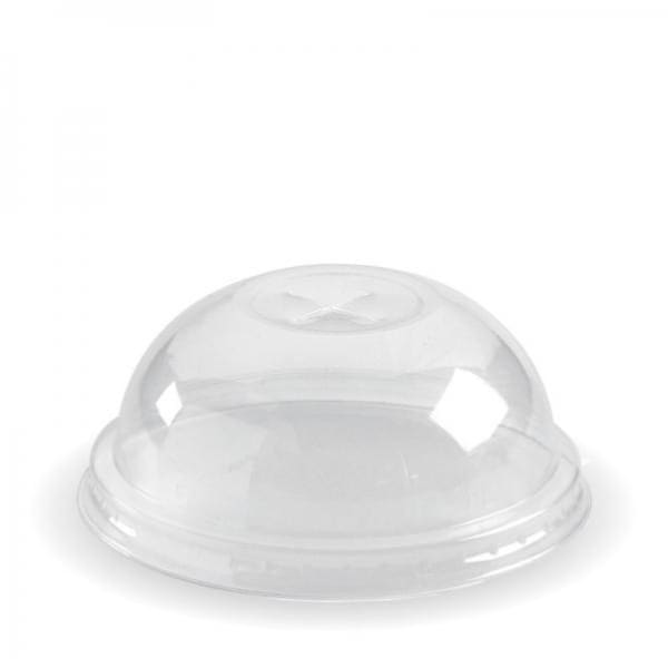 60-250ml Clear PLA Dome X Lid (1000pcs/carton) - PLA Clear 