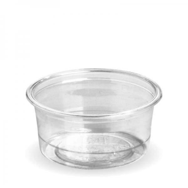 90ml Sauce Round Container (200pcs/carton) - PLA Clear Cold 