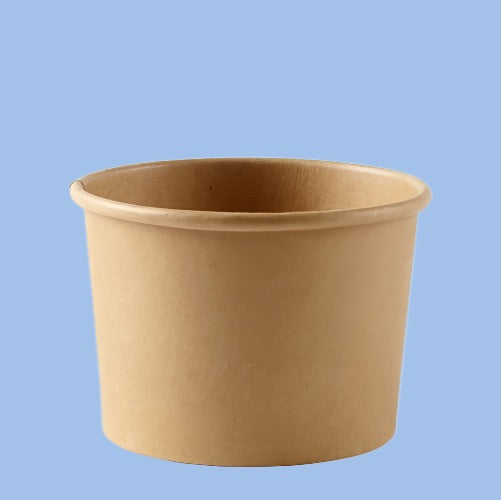 12oz  Kraft Paper Soup & Ice-cream Bowl (500pcs/ctn)