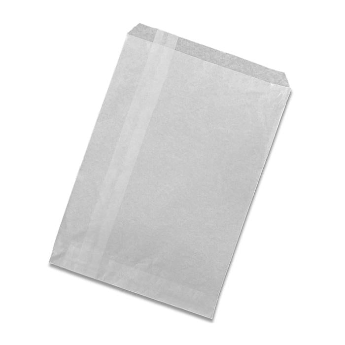 Flat Paper Bags/ White (500 )