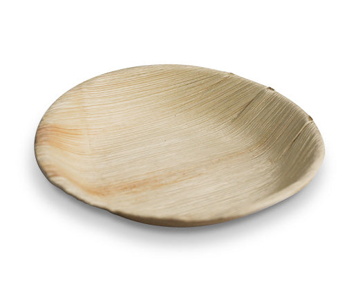 Palm Leaf Round Plate 18cm/7'' (100pc/ctn)