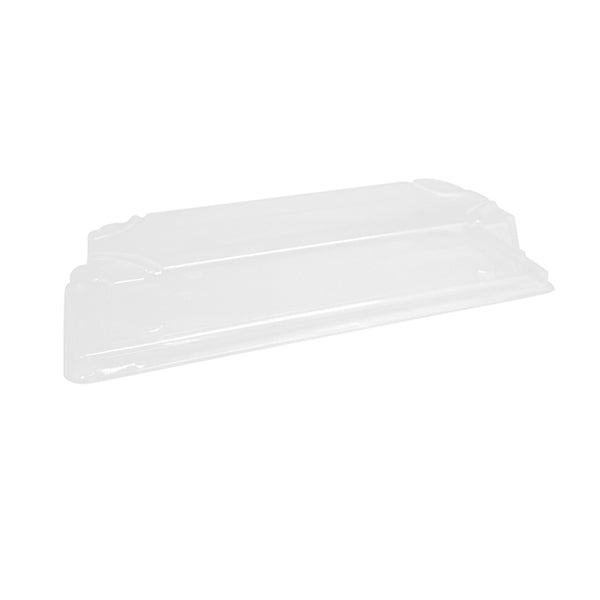Sushi Tray PET lid -Large 600pc/ctn / Size:188 x 133 x 35 mm