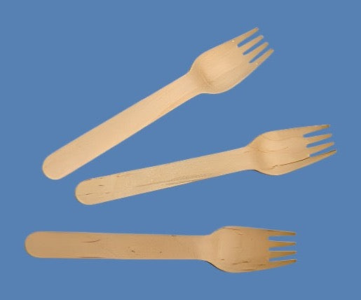 Biodegradable Wooden Fork (1000pcs/ctn) - Cutlery