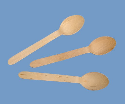 Biodegradable Wooden Spoon (1000 pcs/ctn) - Cutlery