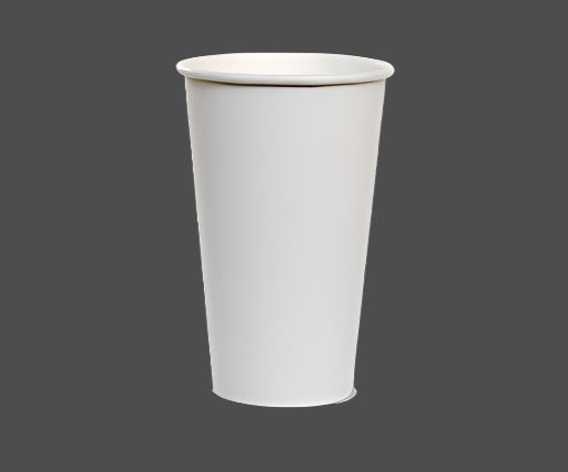 16oz Single Wall Coffee Cups/white (1000pcs/ctn)