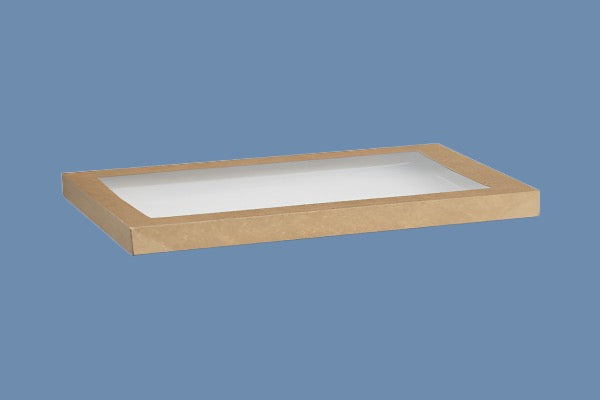 Rectangle Catering Tray Lid- Large (100pcs/ctn) Size:583x275x30mm